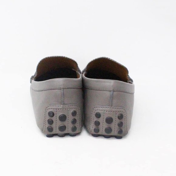 GUCCI #32277 Men´s Gray Leather Loafers (US 8.5 EU 38.5) main image 7